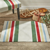 Camp Stripe Hooked Rug-Lange General Store