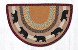 Cabin Bear Braided Rug Collection-Lange General Store