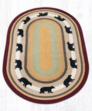 Cabin Bear Braided Rug Collection-Lange General Store