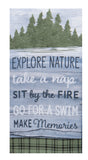 Cabin Life Rules Terry Towel-Lange General Store