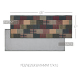 Cabin Patch Bath Mat-Lange General Store