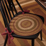 Cabin Patch Braided Chair Pad-Lange General Store