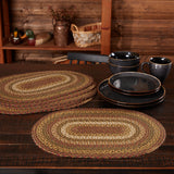 Cabin Patch Braided Placemats Set of 6-Lange General Store