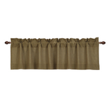 Tea Cabin Plaid Valance-Lange General Store