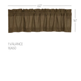 Cabin Patch Plaid Valance
