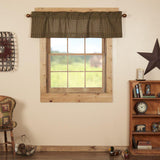 Tea Cabin Plaid Valance-Lange General Store