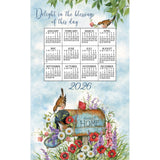 Calendar Towel 2026 - Floral Mailbox-Lange General Store