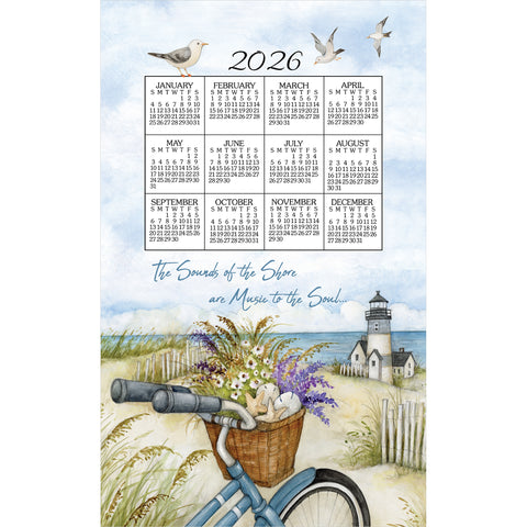 Calendar Towel 2026 - Seashore-Lange General Store