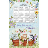 Calendar Towel 2026 - Sweet Kitties-Lange General Store