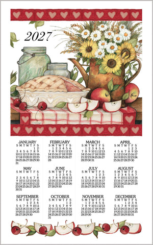 Calendar Towel 2027 - Apple Pie-Lange General Store