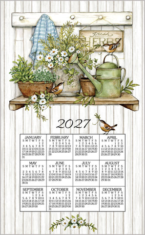 Calendar Towel 2027 - Fresh Herbs-Lange General Store