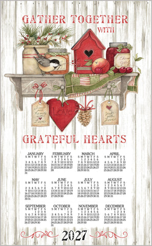 Calendar Towel 2027 - Kitchen Sentiments-Lange General Store
