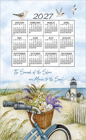Calendar Towel 2027 - Seashore-Lange General Store