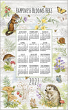 Calendar Towel 2027 - Spring Critter Chart-Lange General Store