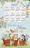 Calendar Towel 2027 - Sweet Kitties-Lange General Store
