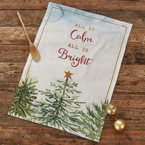Calm And Bright Dishtowel-Lange General Store