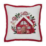 Candy Cane Cottage Pillow-Lange General Store