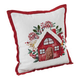 Candy Cane Cottage Pillow-Lange General Store