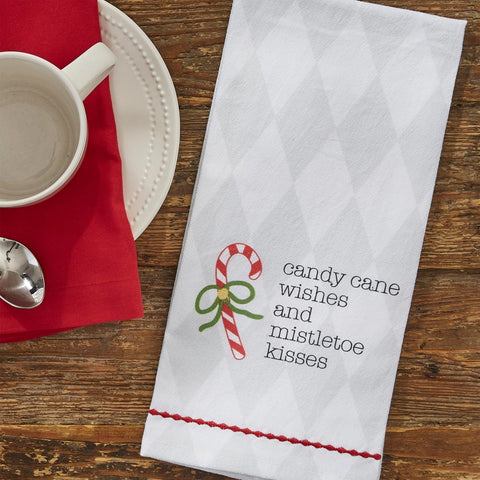 Candy Cane Dishtowel-Lange General Store