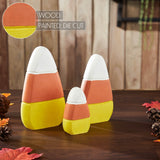 Candy Corn Wood Decor Set of 3-Lange General Store