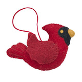 Cardinal Felt Ornament Set of 4-Lange General Store