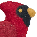 Cardinal Felt Ornament Set of 4-Lange General Store