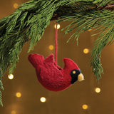 Cardinal Felt Ornament Set of 4-Lange General Store