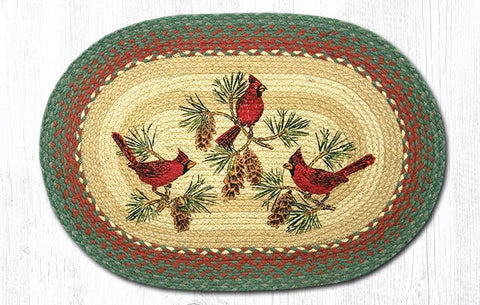 Cardinal Trio Braided Rug-Lange General Store