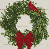 Cardinal Wreath Dishtowel-Lange General Store