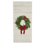 Cardinal Wreath Dishtowel-Lange General Store