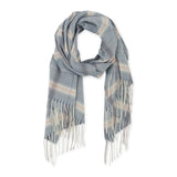 Caroline Plaid Scarf - Gray-Lange General Store