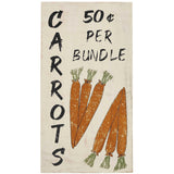 Carrot Wooden Sign-Lange General Store