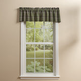 Moonbeam & Olive Plaid Valance
