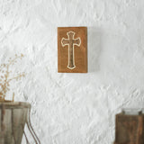 Celebrate Grace Cross On Natural Burlap Wall Sign-Lange General Store