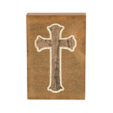 Celebrate Grace Cross On Natural Burlap Wall Sign-Lange General Store