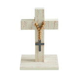 Celebrate Grace Cross w/ Wooden Bead Ornament-Lange General Store