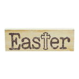 Celebrate Grace Easter w/ Cross Antique White Wall Sign-Lange General Store