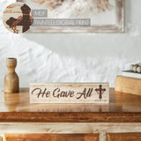 Celebrate Grace He Gave All w/ Crown Of Thorn On Cross Wall Sign-Lange General Store