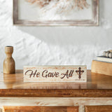 Celebrate Grace He Gave All w/ Crown Of Thorn On Cross Wall Sign-Lange General Store