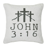 Celebrate Grace John 3:16 Pillow 6x6-Lange General Store