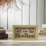 Celebrate Grace Matthew 28:6 He Is Risen Wall Sign-Lange General Store