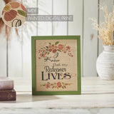 Celebrate Grace My Redeemer Lives Wall Sign-Lange General Store