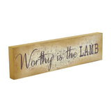 Celebrate Grace Worthy Is The Lamb Wall Sign-Lange General Store