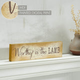 Celebrate Grace Worthy Is The Lamb Wall Sign-Lange General Store