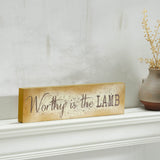 Celebrate Grace Worthy Is The Lamb Wall Sign-Lange General Store