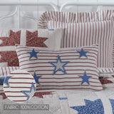 Celebration Star Applique Pillow-Lange General Store