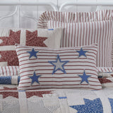 Celebration Star Applique Pillow-Lange General Store