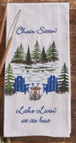 Chair Sittin' Dishtowel-Lange General Store