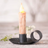 Chamberstick Candle Holder with Candle-Lange General Store