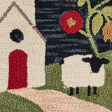 Chapel On The Hill Hooked Rug Runner